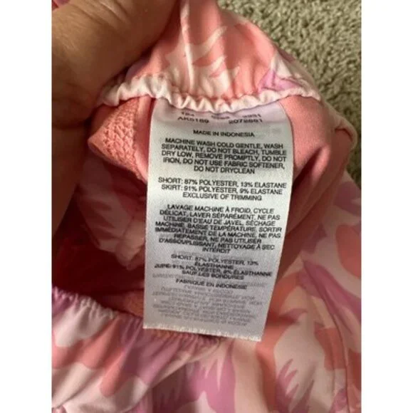 Columbia Omni- Shield Bogata Bay Pink Printed Skort Active Woman’s Size Small - Picture 8 of 11